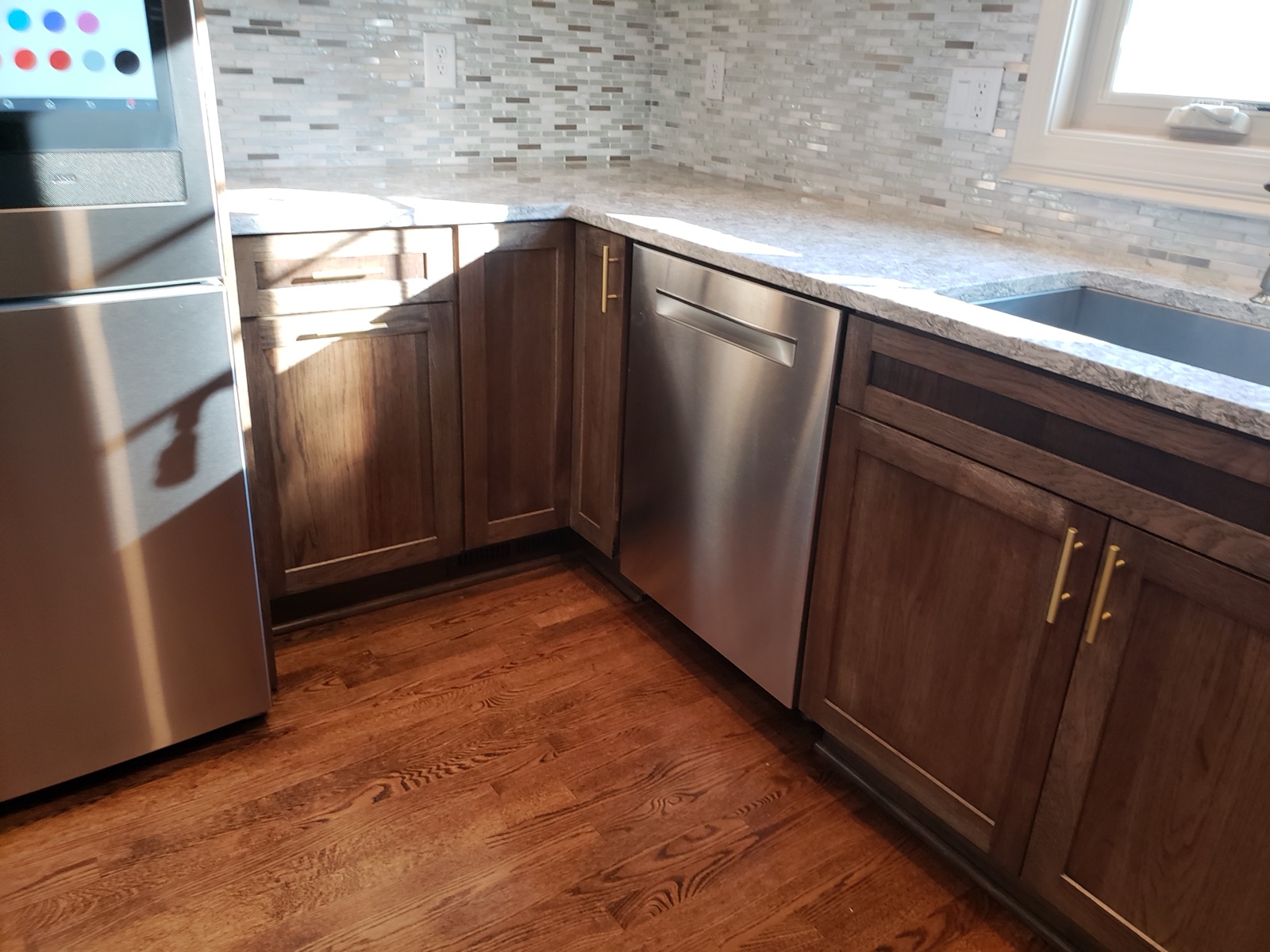 Tone Stained Cabinets