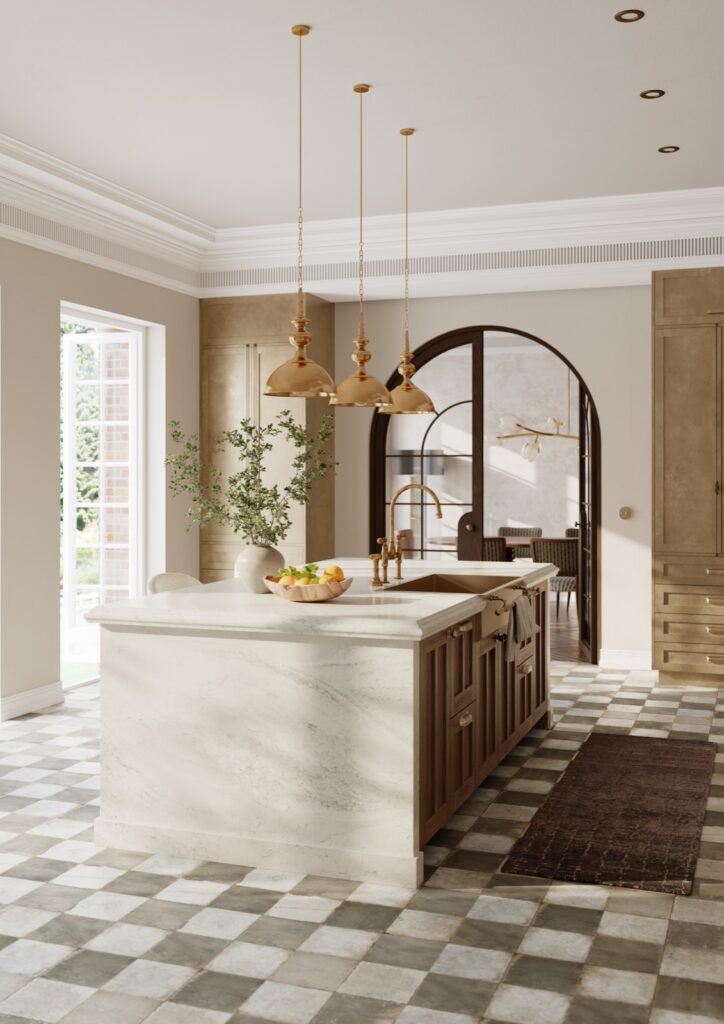Cambria quartz countertop in a kitchen. Kitchen Express, Syracuse NY