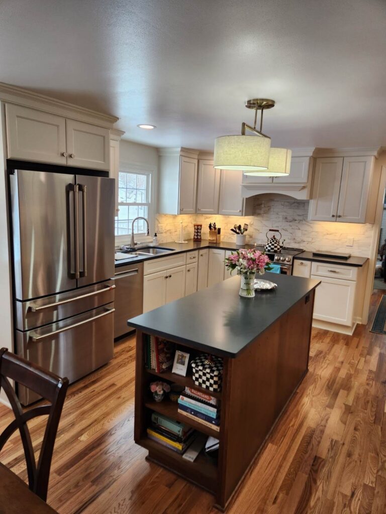 Two-tone kitchen by Kitchen Express, Central New York