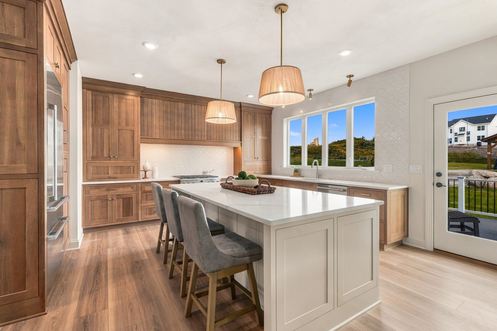 Cordelle Custom Homes 2026 Parade of Homes — Open kitchen and casual dining
