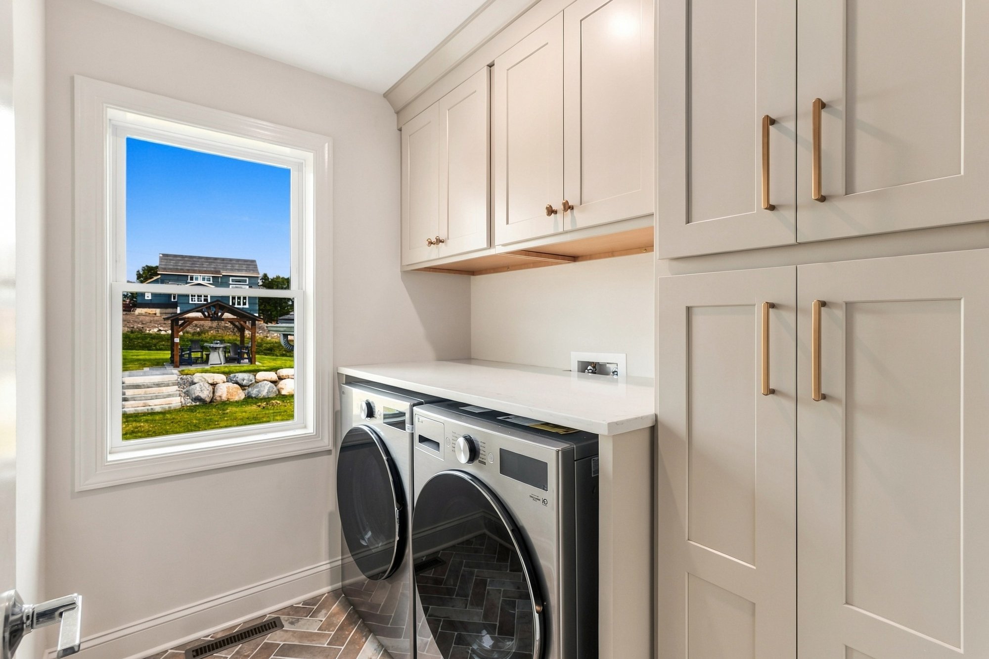 Cordelle Custom Homes 2026 Parade of Homes — Custom laundry room